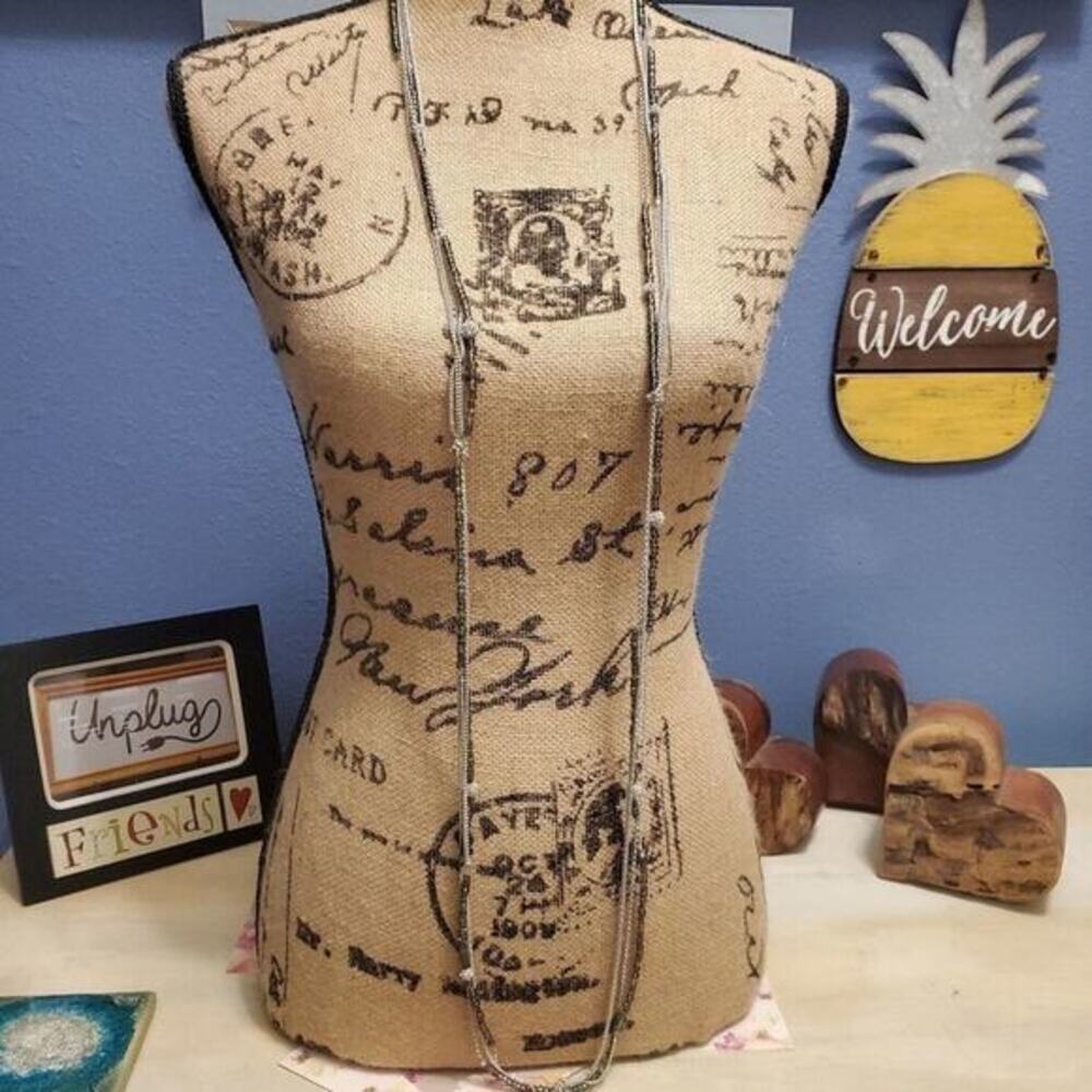 New Chico's beaded knotted necklace‎